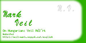 mark veil business card